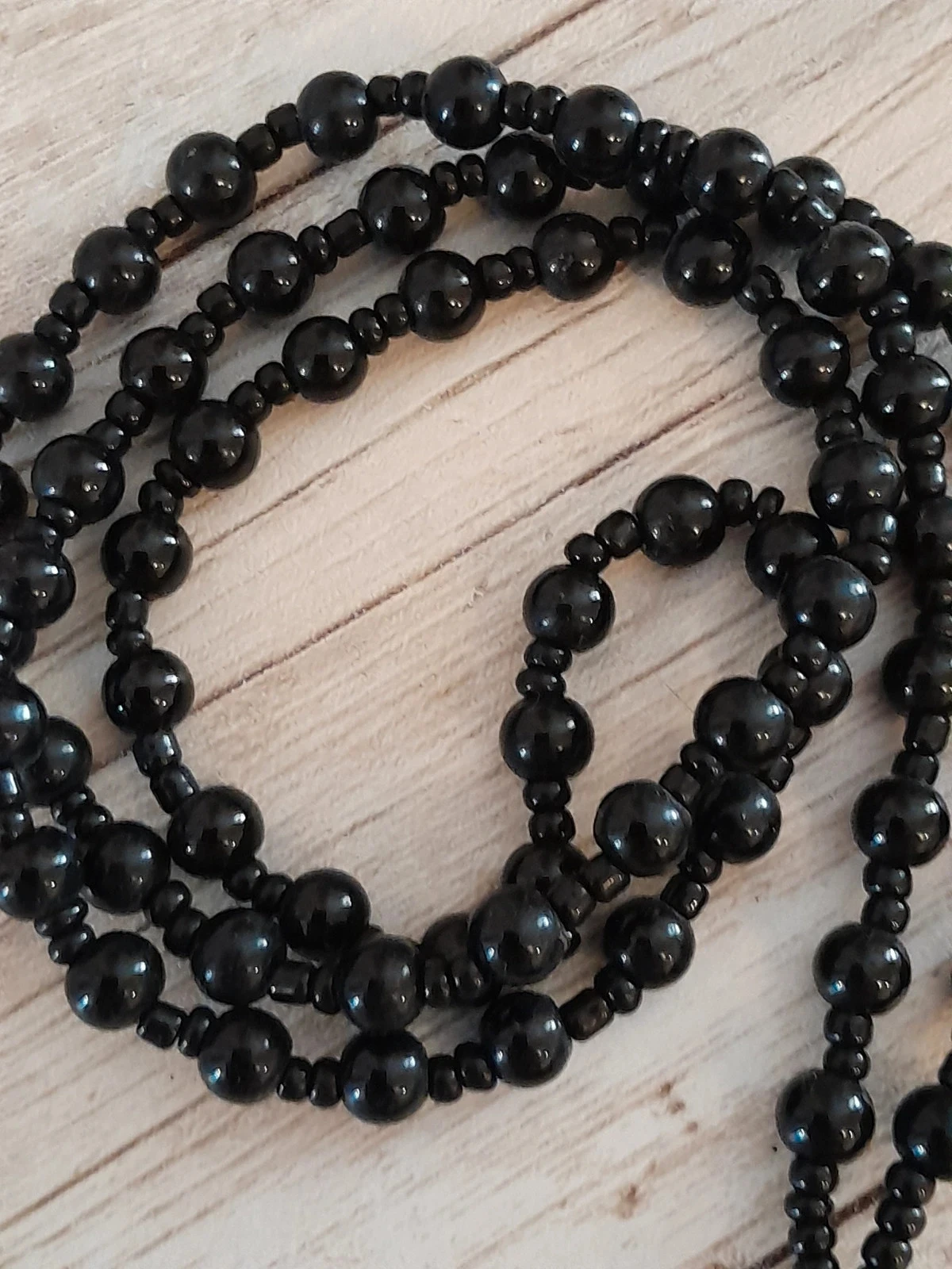 Collar Buda, en obsidiana negra – photo 4